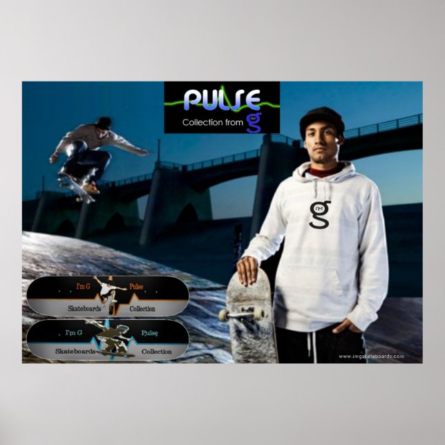 Pulse Collection - Skateboard Poster (Front)