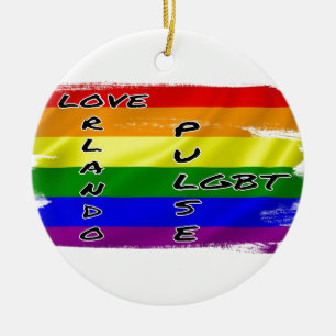 Pulse LGBT Flag Ornament