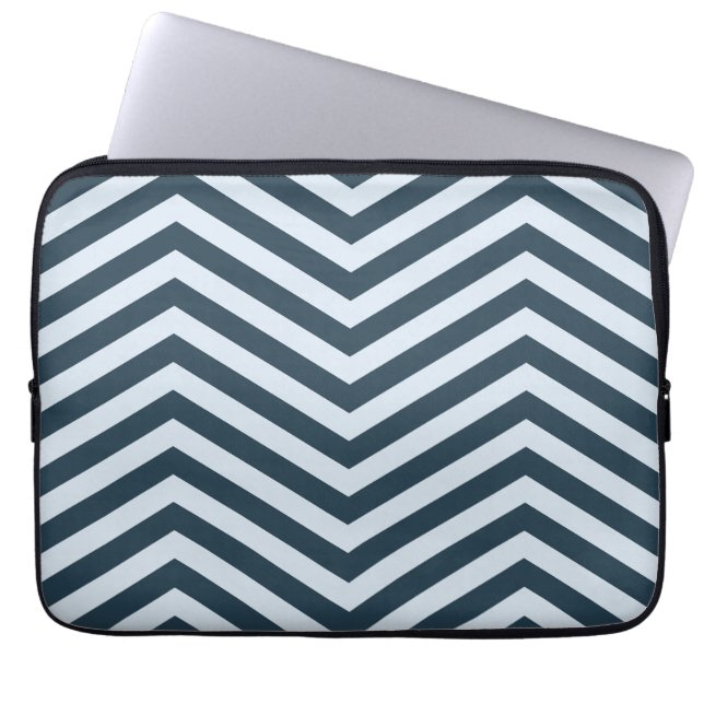 Pulse Point Bold & Blue Laptop Sleeve (Front)