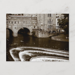 Pulteney Weir Bath Postcard