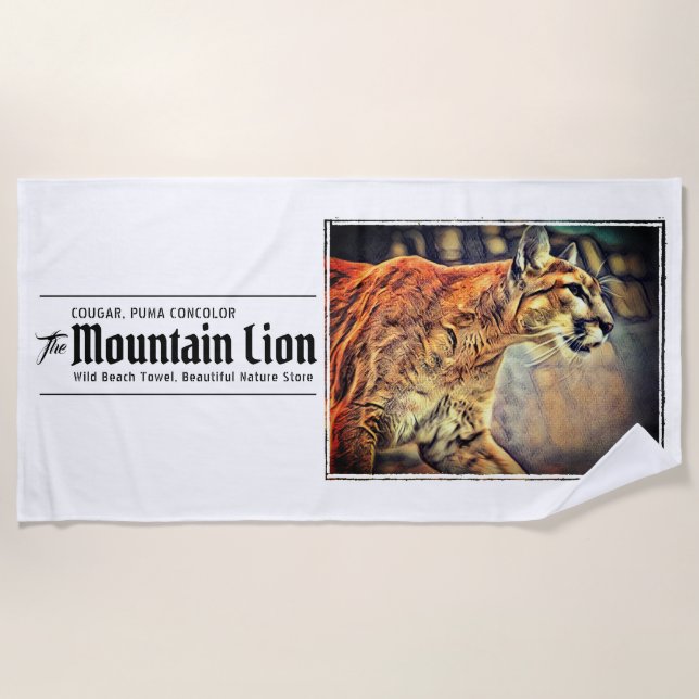 Puma Beach Towel (Front)