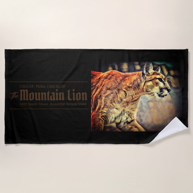 Puma Beach Towel (Front)