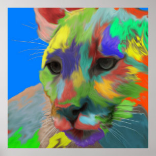 Puma (brushed) poster