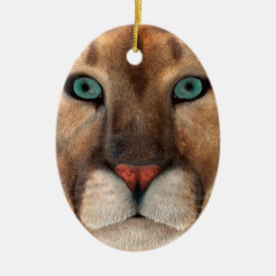Puma Ceramic Tree Decoration