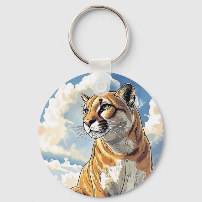Puma I Cougar Key Ring (Front)
