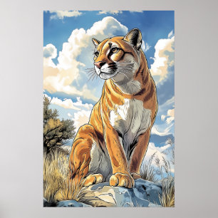 Puma I Cougar Poster