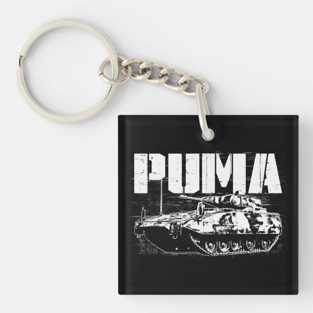 Puma (IFV) Square (double-sided) Keychain (Front)