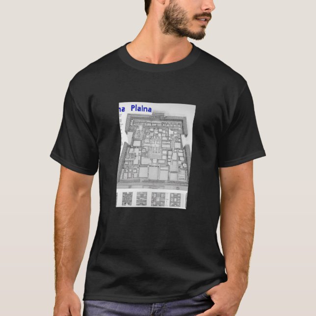 Pumapunku Blueprint Puma Punku Ancient Astronaut T T-Shirt (Front)