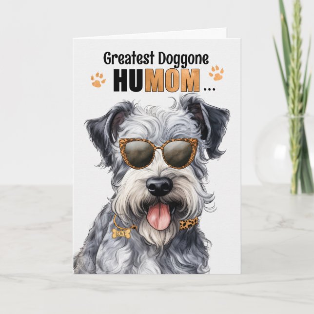 Pumi Dog Best HuMOM Ever Mother's Day Holiday Card (Front)