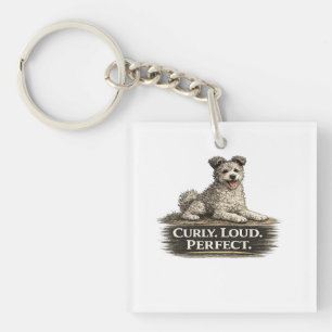 Pumi Dog – Curly Loud Perfect Key Ring