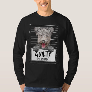 Pumi Mugshot Guilty Dog T-Shirt