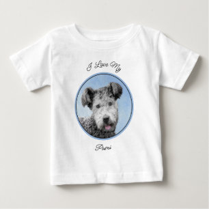 Pumi Painting - Cute Original Dog Art Baby T-Shirt