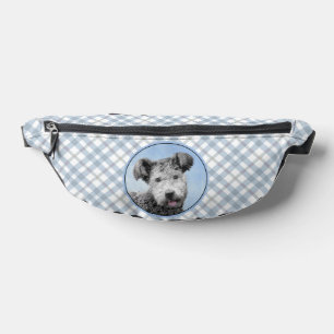 Pumi Painting Grey Pumik Cute Original Pet Dog Art Bum Bags