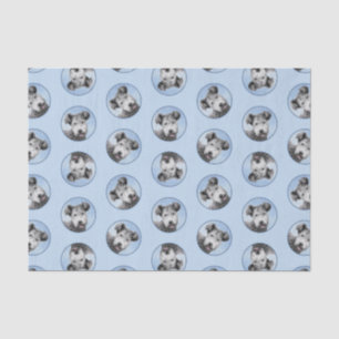 Pumi Painting Grey Pumik Cute Original Pet Dog Art Tissue Paper