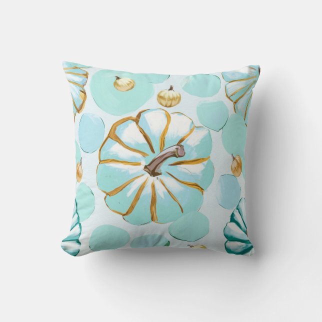 Pumokin Throw Pillow (Front)