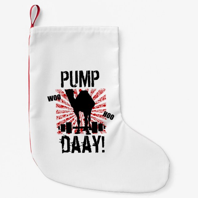 Pump Day Camel Christmas Stocking (Front)
