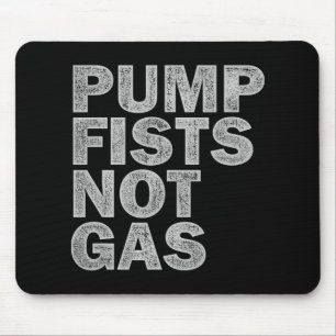 Pump Fists Not Gas Funny New Jersey Beach Souvenir Mouse Mat