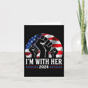Pump I'm With Her Kamala Harris 2024 For President Card