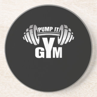 Pump It Ness Gym Sport Motivation Men Women Kid Coaster