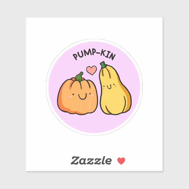 Pump-kin Squash Friendship Pun Die-Cut (Sheet)