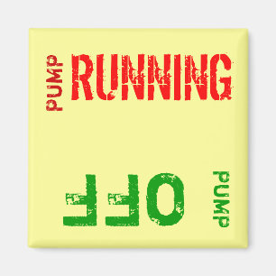 Pump on Pump off Magnet