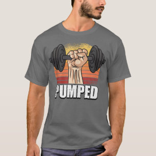 Pumped Gym Fitness Weightlifting 257 T-Shirt