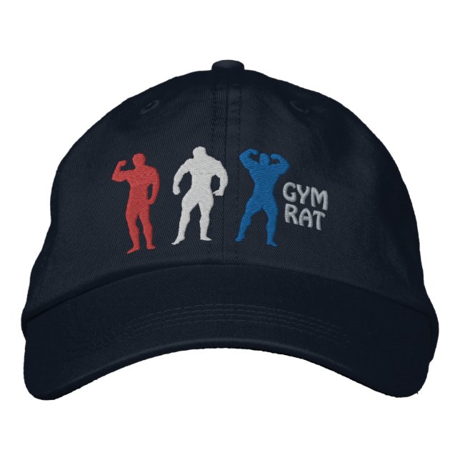 Pumping Iron Embroidered Cap (Front)