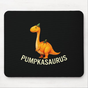 Pumpkasaurus Dinosaur In Pumpkin Costume Halloween Mouse Mat