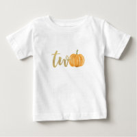 Pumpkin 2nd Birthday Shirt