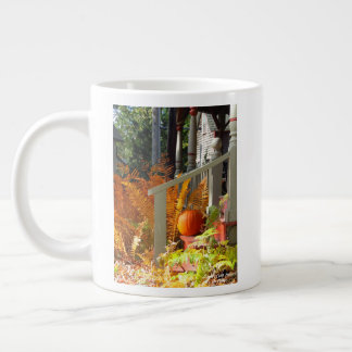 Pumpkin and Ferns - Martha's Vineyard Large Coffee Mug