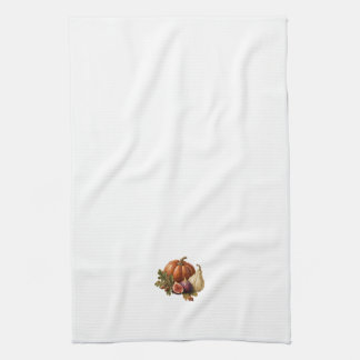 Pumpkin and Fig Autumn Harvest Tea Towel