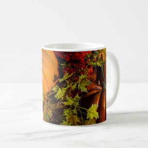 Pumpkin And Mum Arrangement Coffee Mug