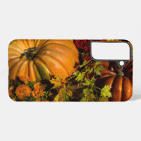 Pumpkin And Mum Arrangement Samsung Case
