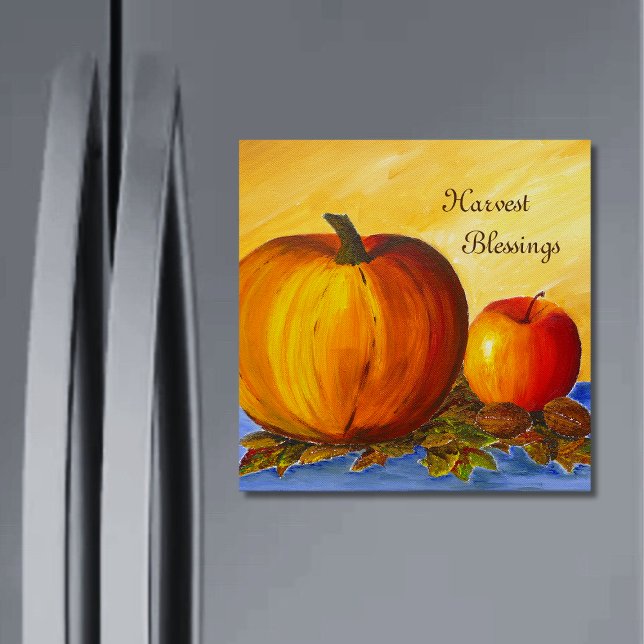 Pumpkin and Nuts Magnet (Creator Uploaded)