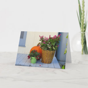 Pumpkin and Pepper Plant - Martha's Vineyard Card