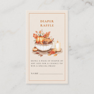 Pumpkin and Spice and Everything Nice Baby Shower Enclosure Card