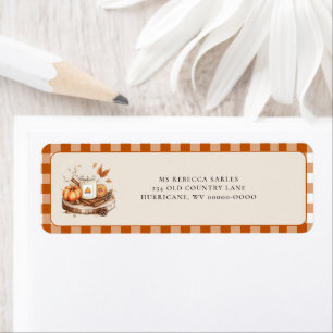 Pumpkin and Spice Everything Nice Return Address