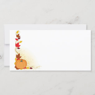 Pumpkin Autumn Border