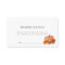 Pumpkin Autumn Leaves White Diaper Raffle Ticket