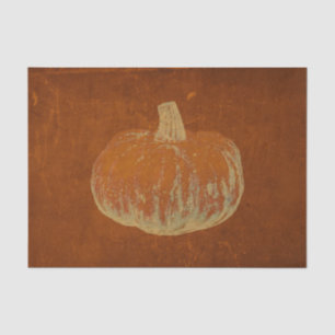 Pumpkin Autumn Vintage Orange Yellow Texture Tissue Paper