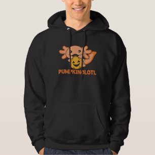 Pumpkin Axolotl Lovers Cute Animals For Halloween Hoodie
