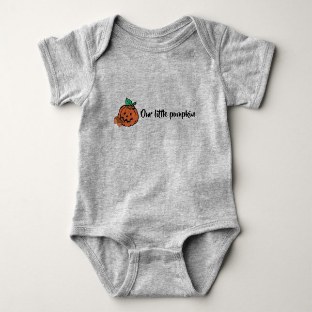 Pumpkin Baby Bodysuit (Front)