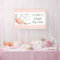 Pumpkin Baby Girl Shower Welcome