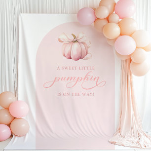 Pumpkin Baby Shower Arch Backdrop Tapestry