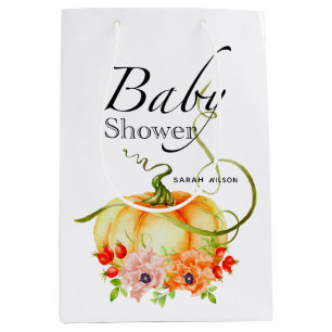 Pumpkin Baby Shower Gift Bag