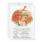 Pumpkin Baby Shower Invitation - Fall Baby Shower
