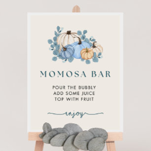Pumpkin Baby Shower Momosa Bar Sign