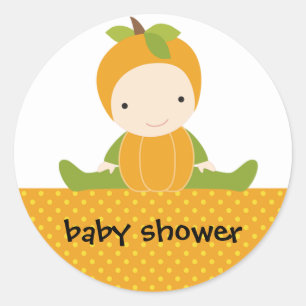 Pumpkin Baby Stickers