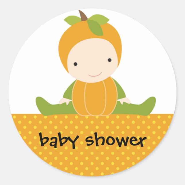 Pumpkin Baby Stickers (Front)
