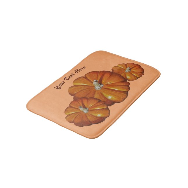 Pumpkin Bath Mats (Angled)